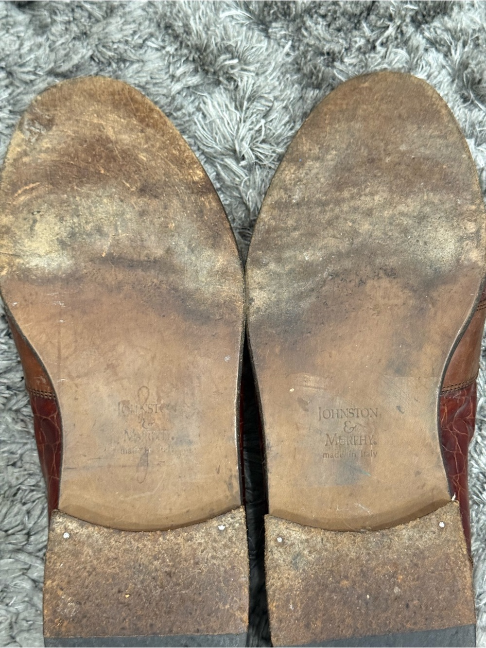 Johnston & Murphy Cellini Brown Leather Italian Tassel Loafer - Picture 10 of 12